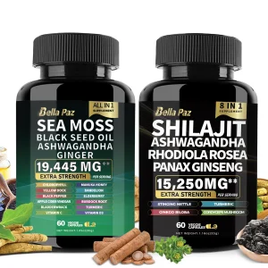 Sea Moss , Black Seed Oil , Ashwagandha Ginger, Shilajit , Ginseng Supplements