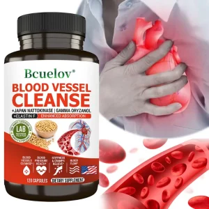 Vascular Cleanser – Cholesterol & Cardiovascular Support (120 Ct)